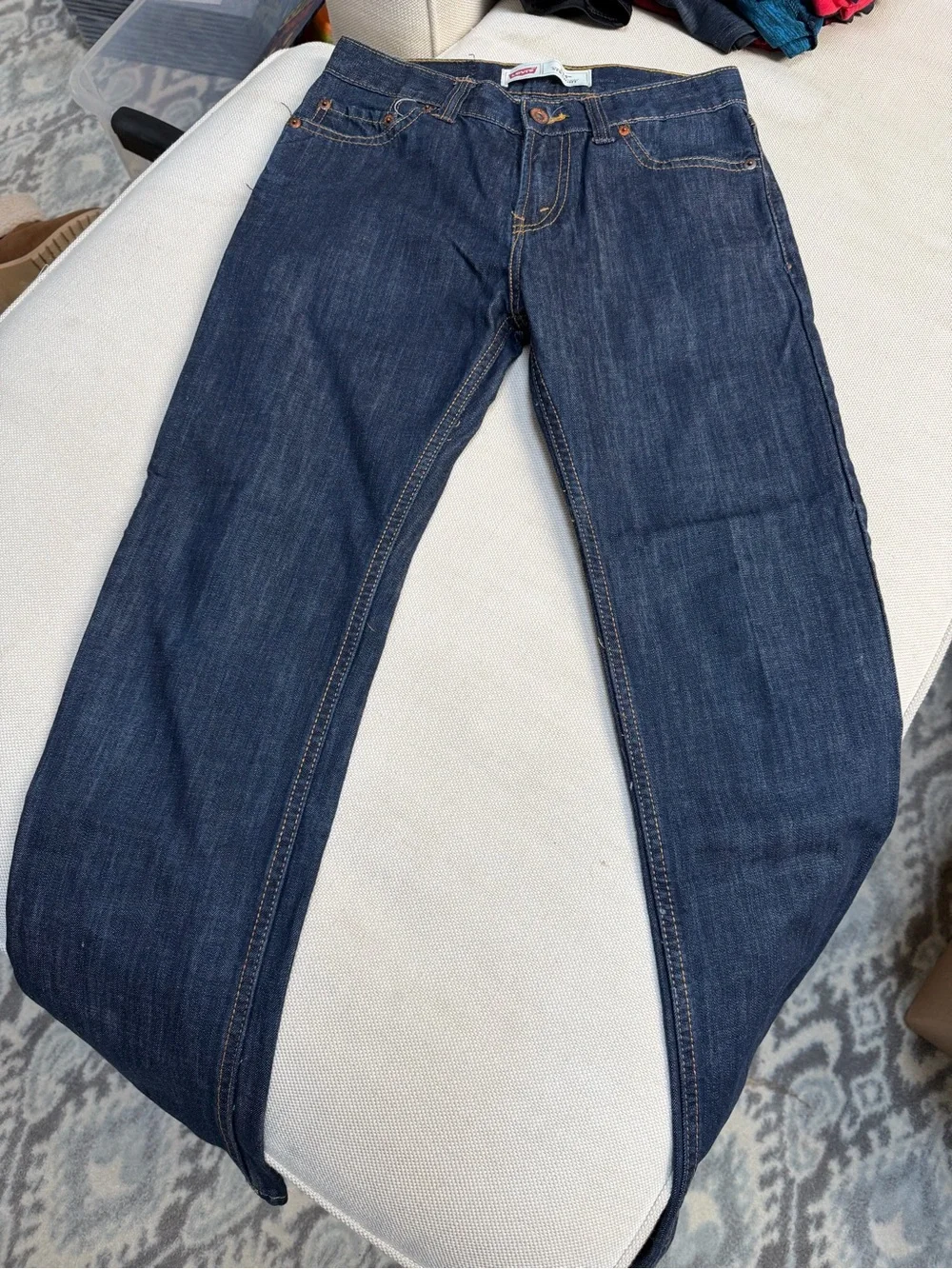 Levi's Relaxed Fit Dark Blue Denim Jeans